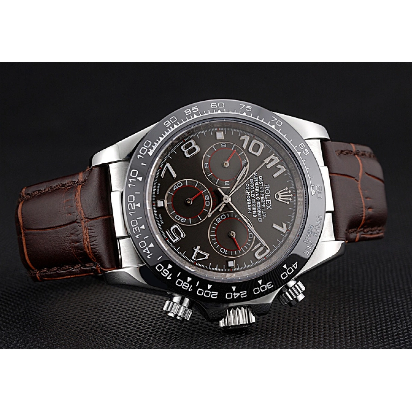 Aaa fake watches Bracelet Rolex Steel Leather Grey Racing Stainless Dial 622632 Daytona Cosmograph Case 0514